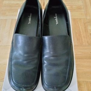 Easy Spirit Anti Gravity Black Leather loafers 9 (Narrow)